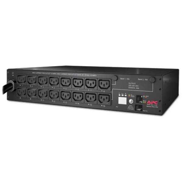 APC AP7911B power distribution unit (PDU) 16 AC outlet(s) 2U Black
