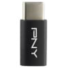 PNY A-TC-UU-K01-RB cable gender changer USB Type-C Micro-USB Black