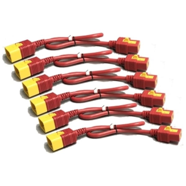 APC AP8716SX340 power cable Red 1.8 m C19 coupler C20 coupler