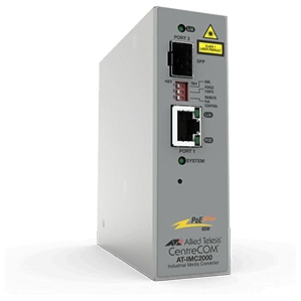 Allied Telesis AT-IMC2000TP/SP-980 network media converter 1000 Mbit/s 850 nm Grey