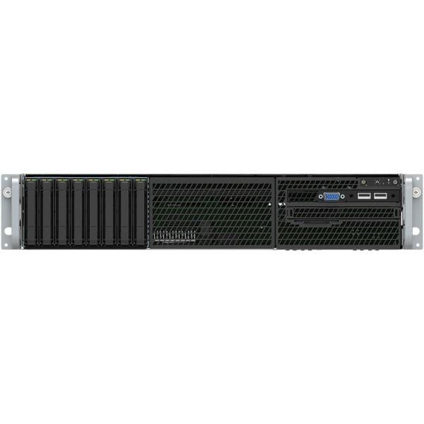 Intel R2208WFTZSR server barebone Intel® C624 LGA 3647 (Socket P) Rack (2U) Black, Silver