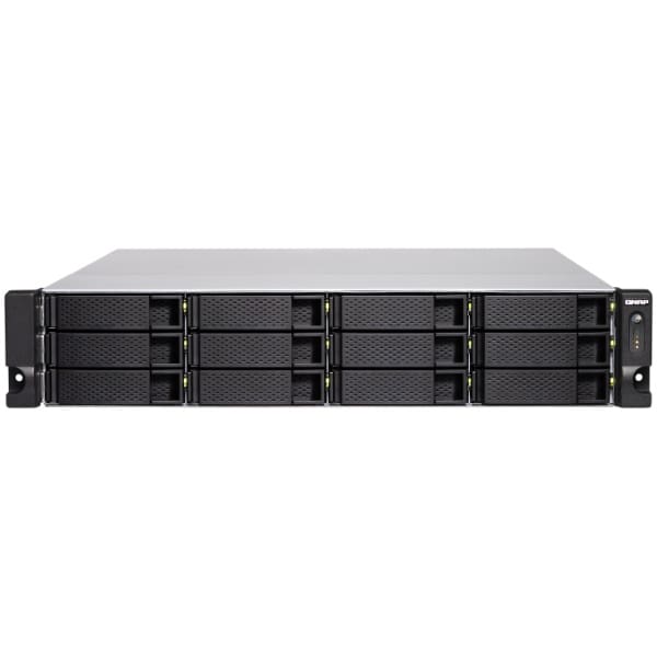 QNAP TS-1277XU-RP NAS Rack (2U) Ethernet LAN Aluminium, Black 1200