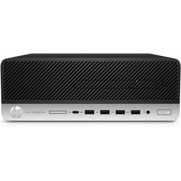 HP EliteDesk 705 G5 AMD Ryzen™ 5 PRO 3400G 8 GB DDR4-SDRAM 1 TB HDD Windows 10 Pro SFF PC Black