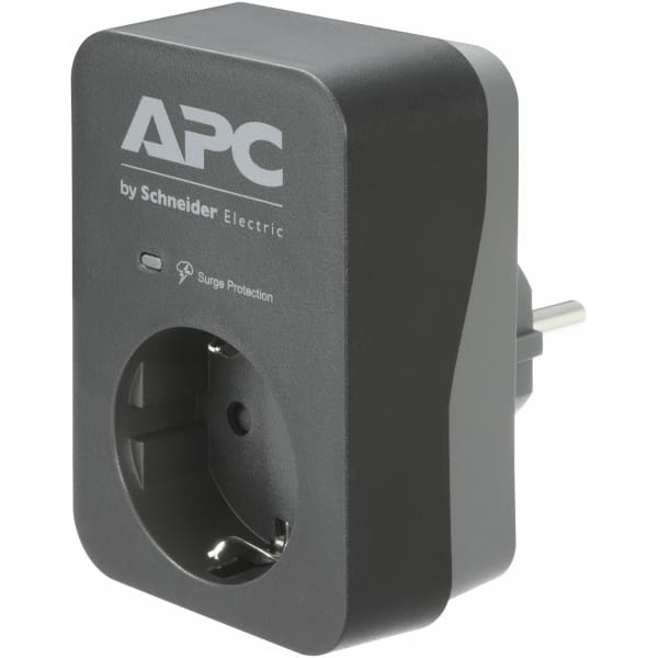 APC PME1WB-GR surge protector Black, Grey 1 AC outlet(s) 230 V