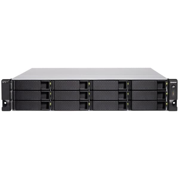 QNAP TS-h1277XU-RP NAS Rack (2U) Ethernet LAN Black, Grey 3700X