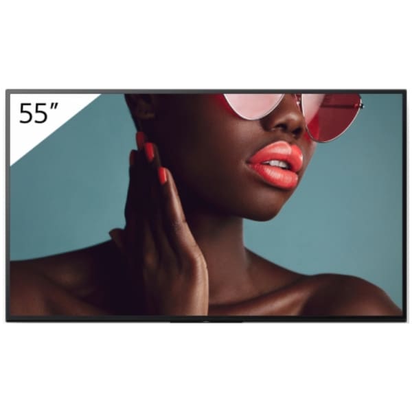 Sony FW-55BZ40L/TM Signage Display Digital signage flat panel 139.7 cm (55") LCD Wi-Fi 700 cd/m² 4K Ultra HD Black Android 24/7