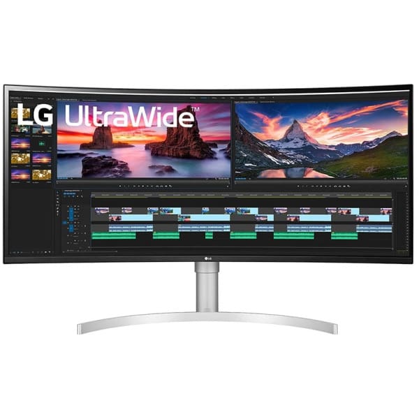 LG 38WN95CP-W computer monitor 96.5 cm (38") 3840 x 1600 pixels Quad HD+ QLED White