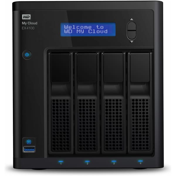 Western Digital My Cloud EX4100 NAS Desktop Ethernet LAN Black Armada 388
