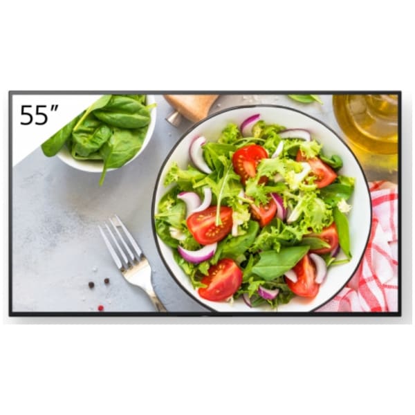 Sony FW-55BZ35L/TM Signage Display Digital signage flat panel 139.7 cm (55″) LCD Wi-Fi 550 cd/m² 4K Ultra HD Black Android 24/7