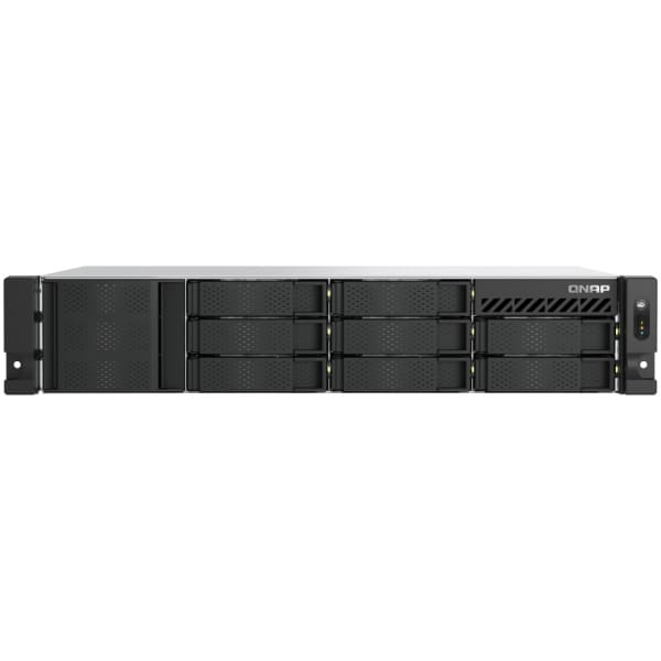 QNAP TS-855EU-8G NAS/storage server SAN Rack (2U) Ethernet LAN Black C5125