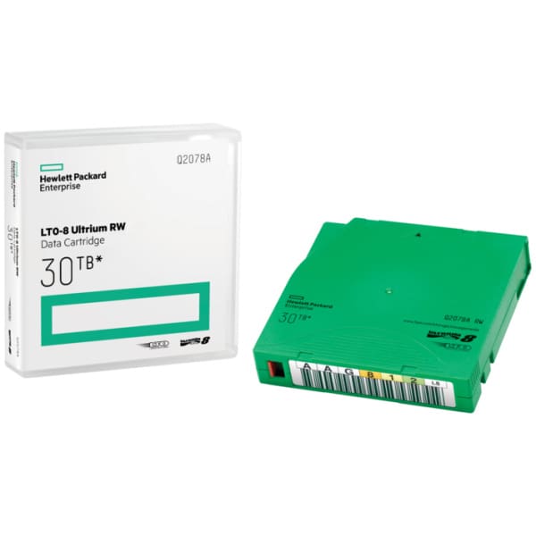 HP Q2078AH backup storage media Blank data tape 30 TB LTO 1.27 cm