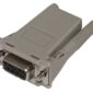 HPE Q5T65A cable gender changer DB9 RJ-45 Grey