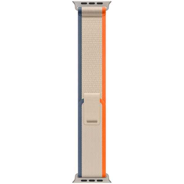 Apple MT5X3ZM/A Smart Wearable Accessories Band Beige, Orange Nylon, Recycled polyester, Titanium, Spandex