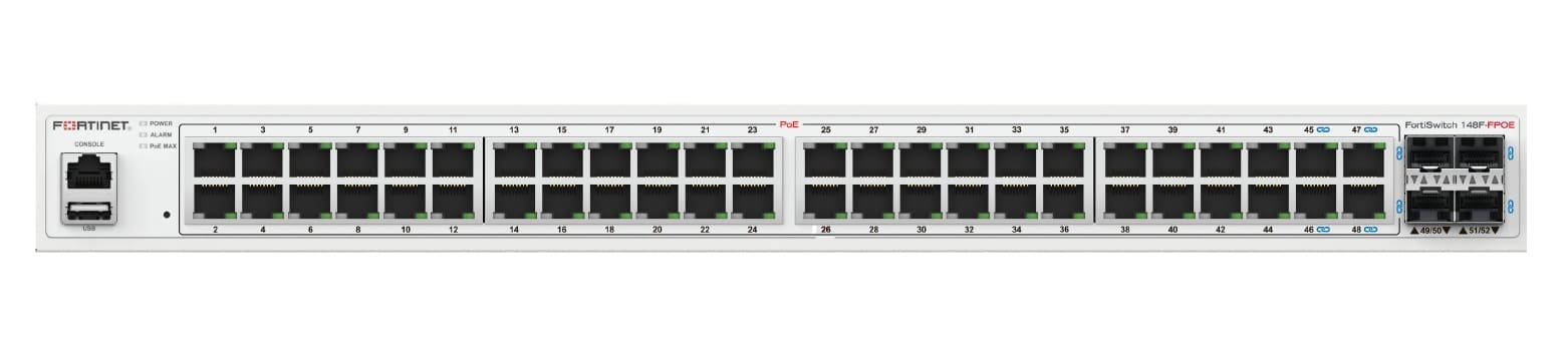 Fortinet Switch 148F Full PoE FS-148F-FPOE Power over Ethernet