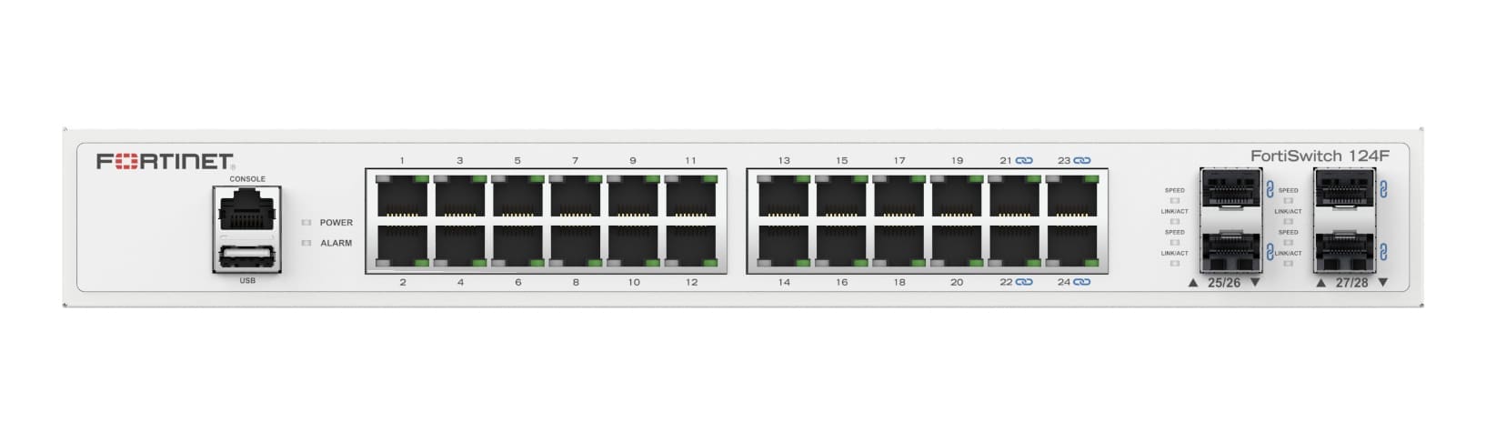 Fortinet Switch 124F – FS-124F reliable 24-port gigabit switch