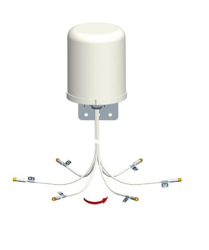 Fortinet Antenna 2.4/5GHz Outdoor 6dBi FANT-06ABGN-0606-O-R