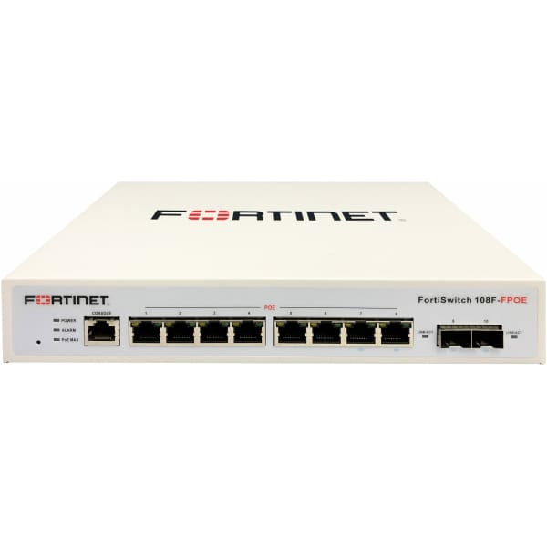 Fortinet Switch 108F Full PoE – FS-108F-FPOE Ethernet support