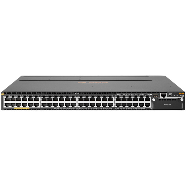 Aruba 3810M 48G PoE+ 1-slot Managed L3 Gigabit Ethernet (10/100/1000) Power over Ethernet (PoE) 1U Black