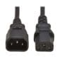 Eaton P004-01M-EU power cable Black 1 m IEC C13 IEC C14