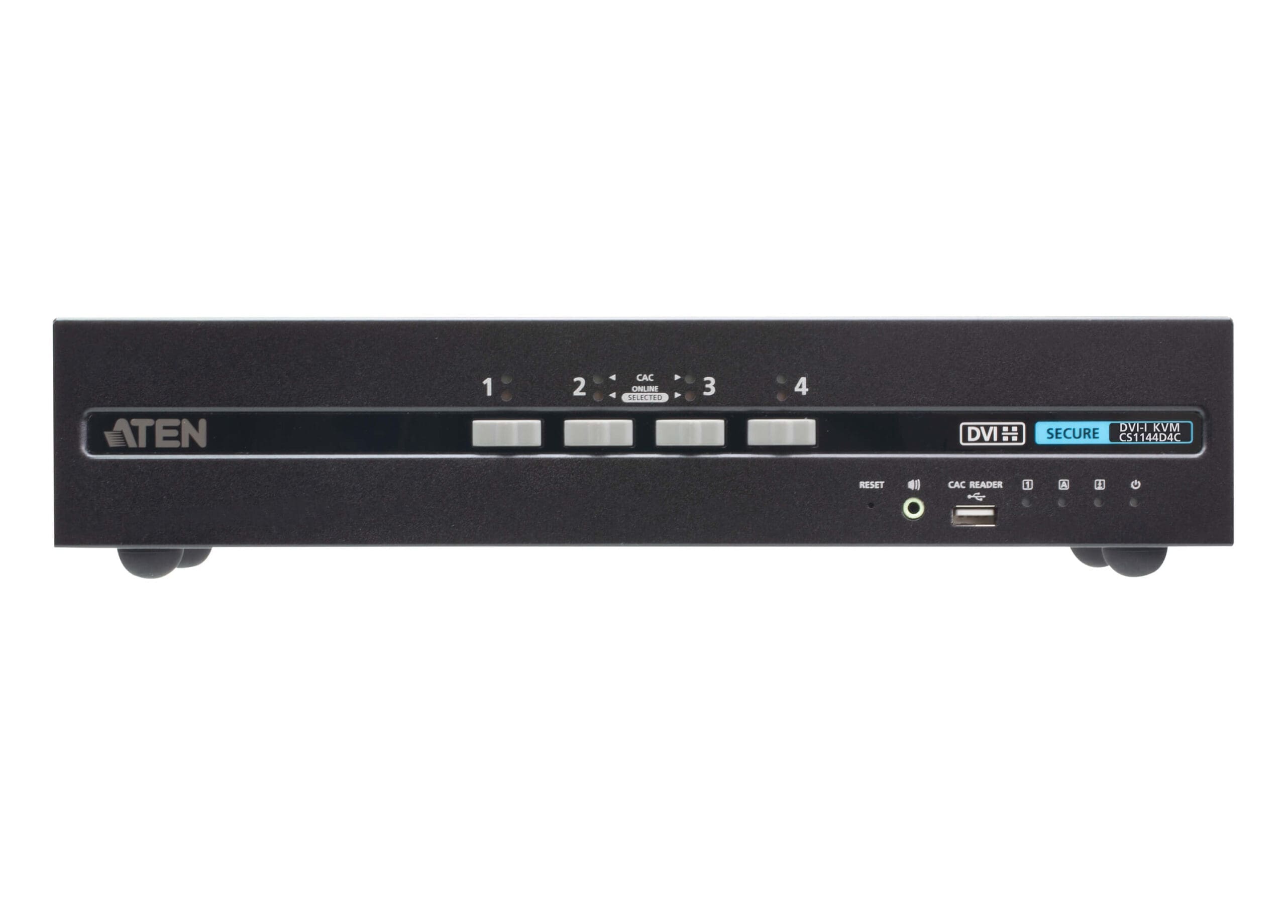 ATEN 4-Port USB DVI Dual Display Secure KVM Switch with CAC (PSD PP v4.0 Compliant)