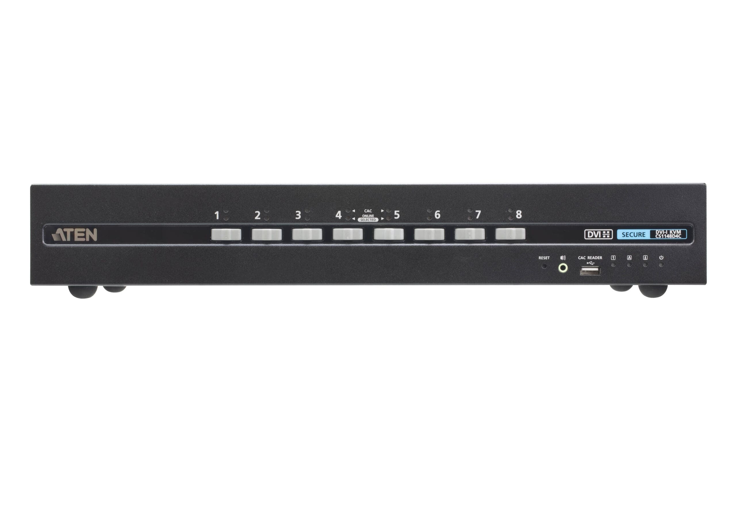 ATEN 8-Port USB DVI Dual Display Secure KVM Switch with CAC (PSD PP v4.0 Compliant)
