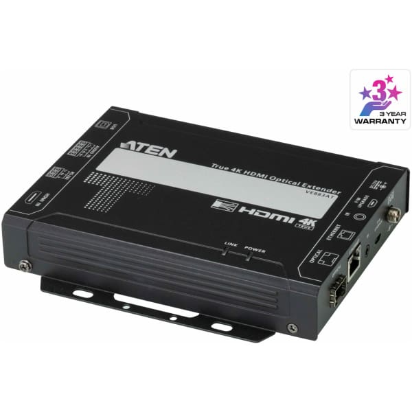 ATEN True 4K HDMI Optical Transmitter (4K@300m (K1, MM) / 10km (K2, SM))