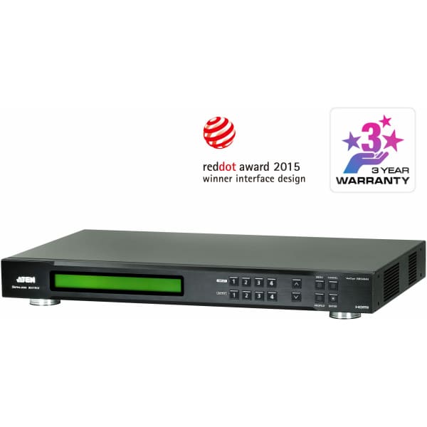ATEN 4 x 4 HDMI Audio/Video Matrix Switch + Videowall + Scaler and seamless switching
