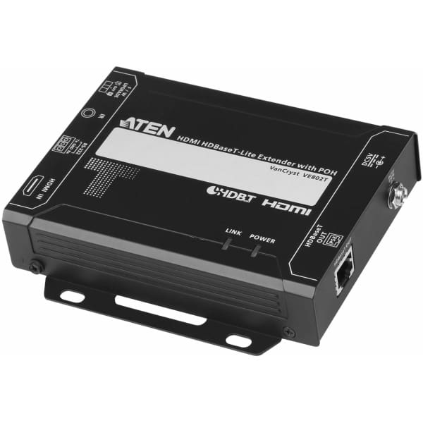 ATEN VE802T AV extender AV transmitter Black