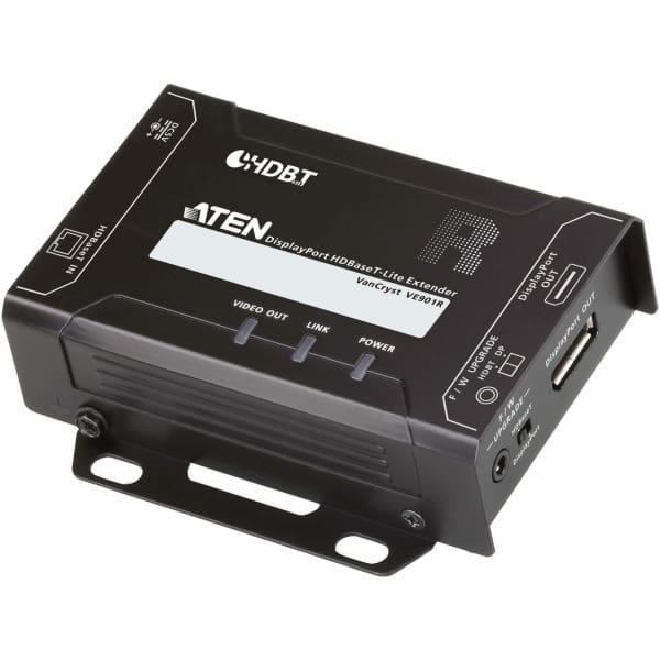 ATEN VE901R AV extender AV receiver Black