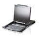 ATEN 19" LCD Console (USB - PS/2 VGA) with USB Peripheral port (Dual Rail)