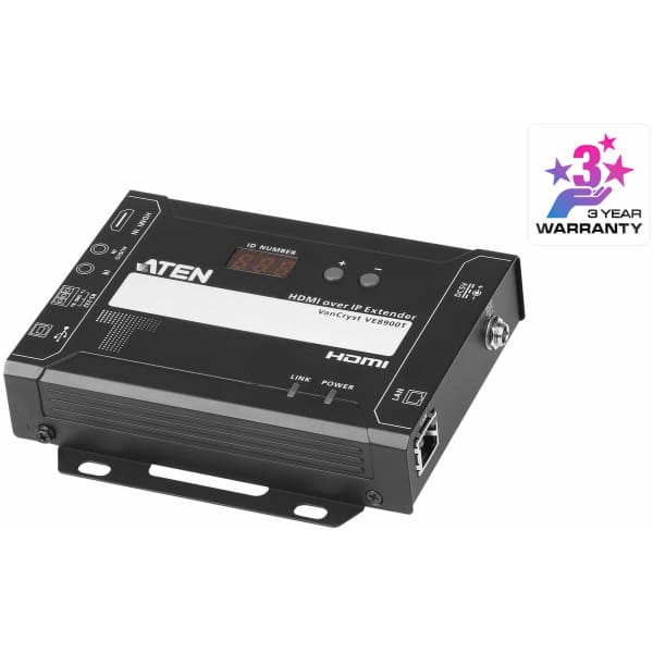 ATEN VE8900T AV extender AV transmitter Black