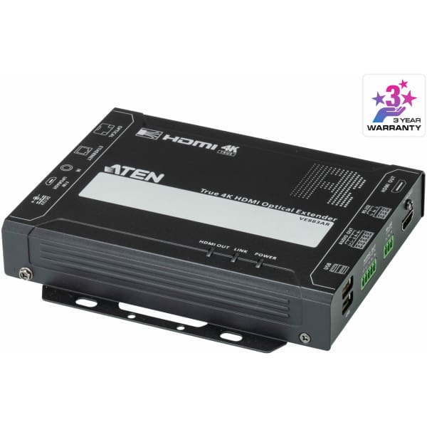 ATEN True 4K HDMI Optical Receiver (4K@300m (K1, MM) / 10km (K2, SM))
