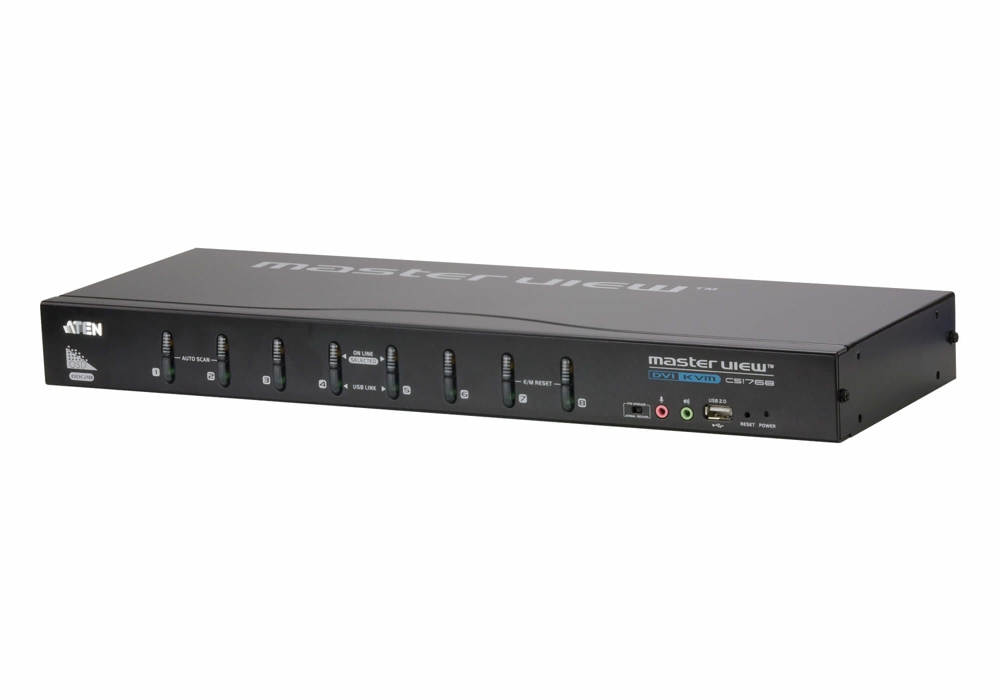 ATEN 8-Port USB DVI KVM Switch with Audio