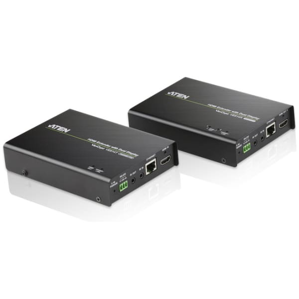 ATEN Extender AV transmitter & receiver Black