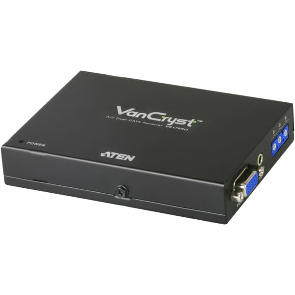 ATEN VE170RQ AV extender AV receiver Black
