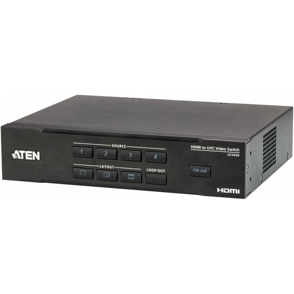 ATEN CAMLIVE PRO 4K 4-Input HDMI to USB Video Switcher