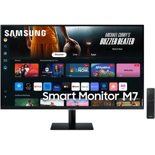 Samsung Smart Monitor M7 M70D computer monitor 81.3 cm (32") 3840 x 2160 pixels 4K Ultra HD LED Black