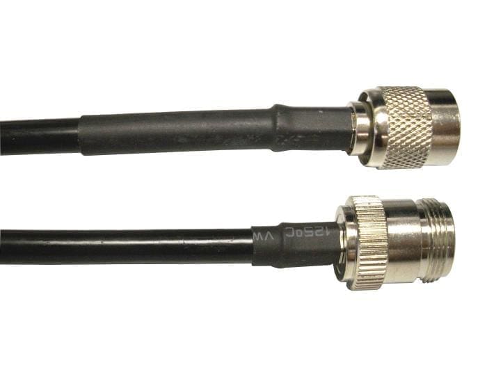 Ventev 240-05-06-P24 coaxial cable 0.61 m TNC N-Style Black