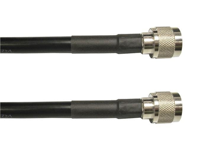 Ventev 400FR-07-07-P25 coaxial cable 7.62 m N-Style Black