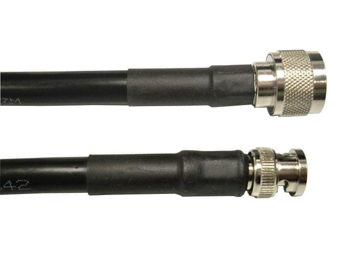 Ventev 400-07-12-P25 coaxial cable 7.6 m N-Style BNC Black