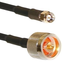 Ventev LMR195NMSM-40 coaxial cable LMR195 12.19 m RP-SMA Black