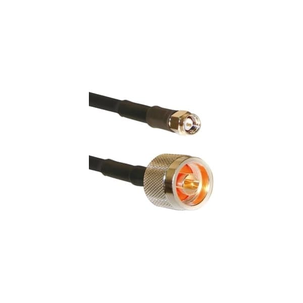 Ventev RG58NMSM-1 coaxial cable RG-58 0.3 m RPSMA Black