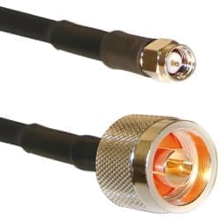 Ventev RG58NMSM-20 coaxial cable RG-58 6 m RPSMA Black