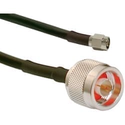 Ventev LMR200NMSM-1 coaxial cable LMR200 0.3 m SMA Black