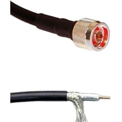 Ventev LMR400NM-30 coaxial cable LMR400 9.14 m Pigtail Black