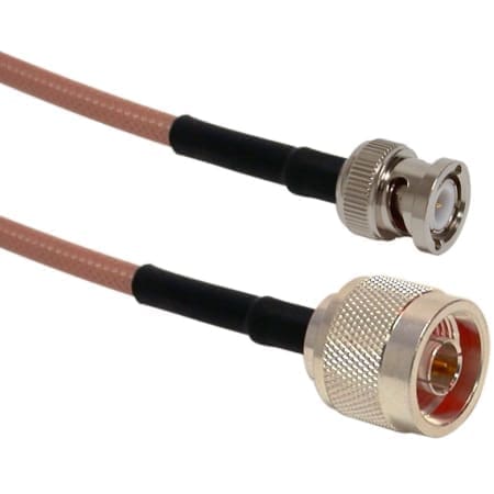 Ventev RG142PNMBM-2 coaxial cable RG-142P 0.6 m BNC Brown