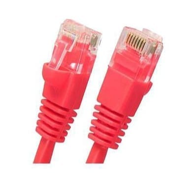 Ventev VEN-C6PCH-25FTRED networking cable Red 7.62 m Cat6