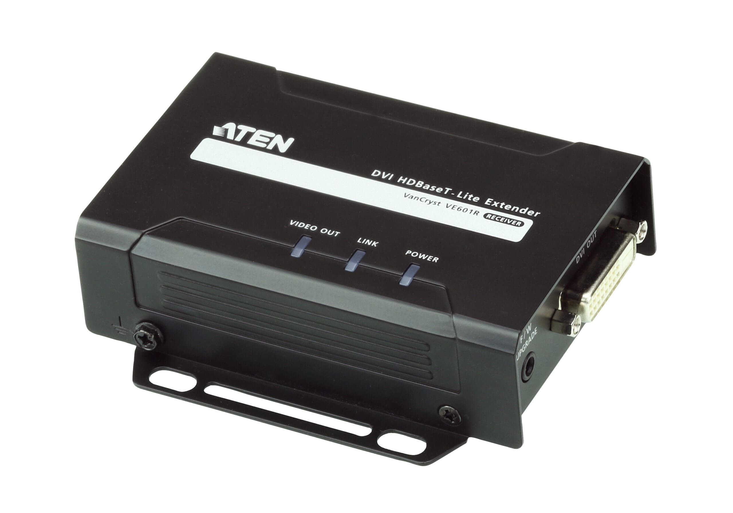 ATEN VE601R AV extender AV receiver Black