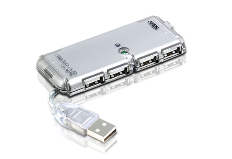 ATEN 4-Port USB 2.0 HUB (including 2.6Amp power supply)
