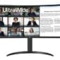 LG 34WR55QK-B computer monitor 86.4 cm (34") 3440 x 1440 pixels Wide Quad HD Black